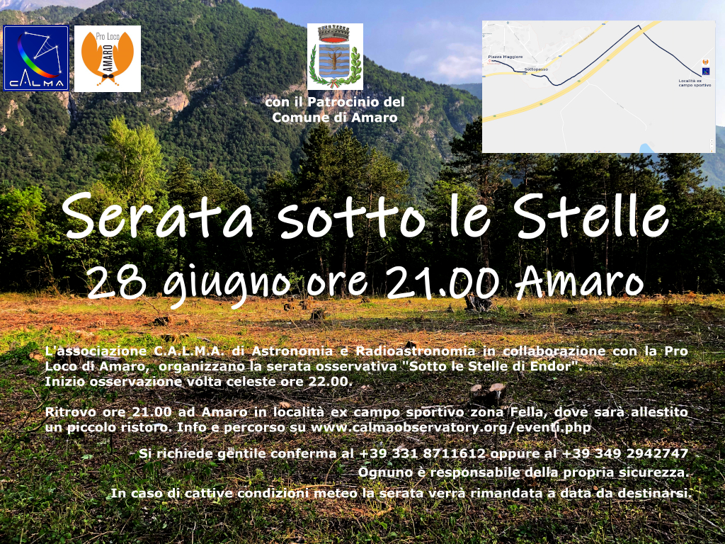 serata sotto le stelle
