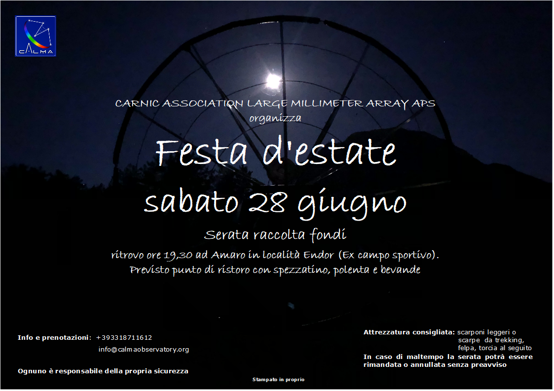 serata sotto le stelle